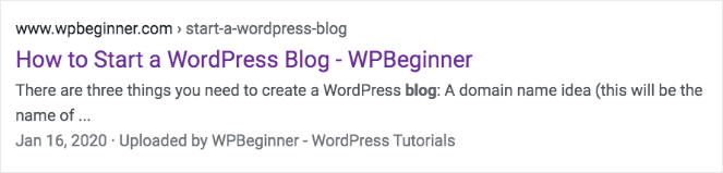 "How to Start a WordPress Blog - WPBeginner" 