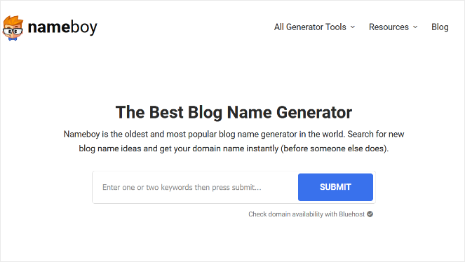 nameboy free blog name generator.