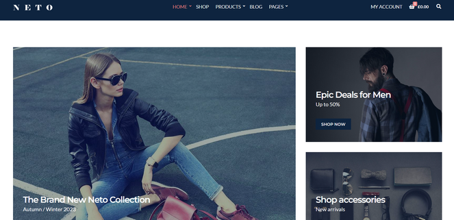 Neto WordPress theme